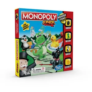Hasbro Gaming MONOPOLY - JEU DE SOCIETE MONOPOLY JUNIOR - JEU DE PLATEAU - VERSION F TU pas cher