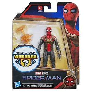 Peppa Pig Hasbro Spiderman Marvel Spider-Man Figurine Iron Spider Mystery Web Gear À Costume Combiné pas cher