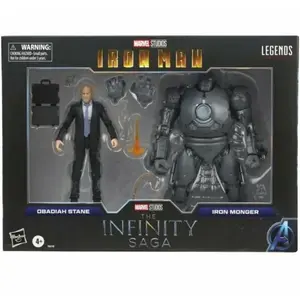 Comparateur de prix : Hasbro Original Marvel Legends The Infinity Saga Obadiah Stane + Iron Monger