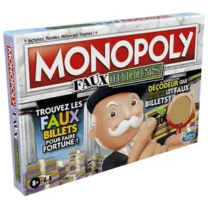 Jeu classique Hasbro Gaming Monopoly Faux Billets pas cher