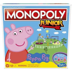 Hasbro Gaming Jeu De Société Monopoly Junior Peppa Pig pas cher