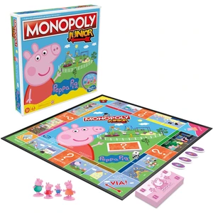 Jeu de plateau - HASBRO - MONOPOLY JUNIOR PEPPA PIG - 3 ans - Enfant - Mixte pas cher