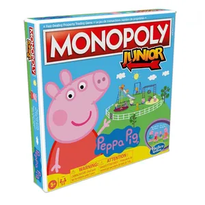 Hasbro Gaming Monopoly Junior Peppa Pig - Jeu de societe - Jeu de plateau pas cher