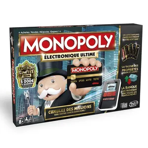 Hasbro MONOPOLY - Electronique Ultime - Jeu de societe - Jeu de plateau pas cher