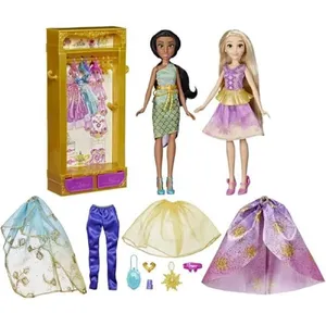 Hasbro Poupée Disney Le Dressing de Jasmine et Raiponce pas cher