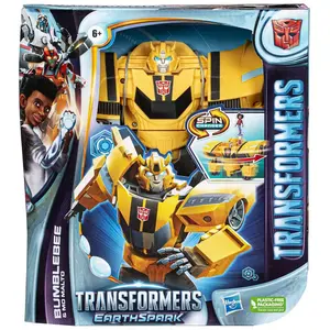Comparateur de prix : Transformers Figurine Earthspark Twist Changer Bumblebee Et Mod Malto