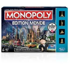 Monopoly Monde Hasbro pas cher