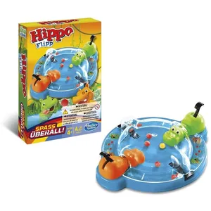 Jeu de société - Hasbro - Hippos Flip - Compact - Intérieur - Enfant - Jeu de voyage - poche pas cher
