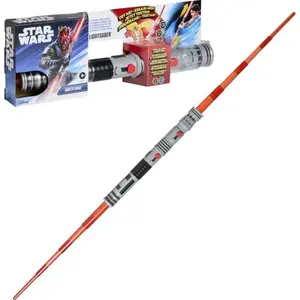 Star Wars Sabre Laser De Dark Maul Double Lame Electronique