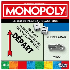 Comparateur de prix : Monopoly le Jeu de Plateau avec boîte de Rangement Hasbro