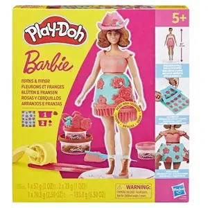 Comparateur de prix : Play-Doh Barbie Fleurons et franges coffret de pâte à modeler