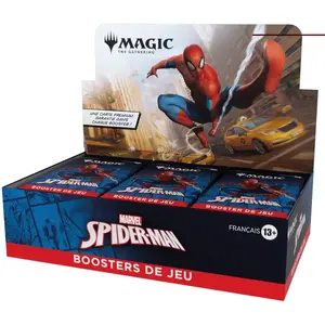 Comparateur de prix : BOITE DE 30 BOOSTERS SPIDER-MAN / CARTE MAGIC VF