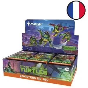 Boite de 30 boosters de jeu Les Tortues Ninja - Magic FR pas cher