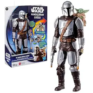 Hasbro Figurine Star Wars The Mandalorian and Grogu Chasseur de primes