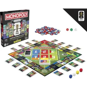 Jeu classique Hasbro Monopoly Panini Prizm FIFA World Cup