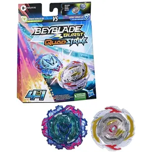 Comparateur de prix : Hasbro Beyblade Burst QuadStrike Gambit Dragon D8 et Ambush Achilles A8