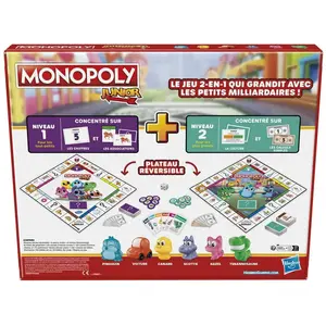 Comparateur de prix : Monopoly Junior, plateau de jeu réversible Monopoly