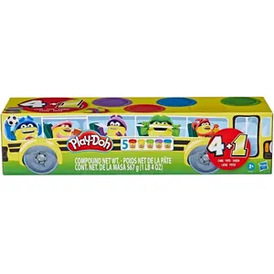 Comparateur de prix : Hasbro 63225762 Play Doh Bus scolaires Pack de 5