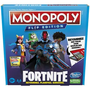Jeu classique Monopoly Flip Edition Fortnite pas cher