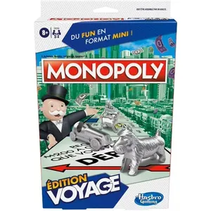 Hasbro Gaming Monopoly Edition Voyage - Jeu de Société pour les Voyageurs dès 8 ans pas cher