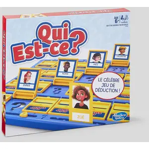 Comparateur de prix : Jeux de société Qui Est Ce Hasbro France France Bleu 24x3x39 cm A2302619