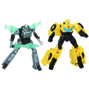 Comparateur de prix : Hasbro Figurines Transformers EarthSpark Cyber-Combiner Bumblebee et Mo Malto