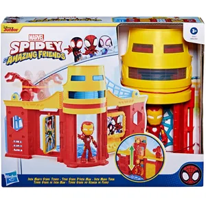 Hasbro Marvel Spidey Et Ses Amis Extraordinaires Coffret Tour Stark