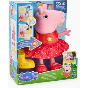 Comparateur de prix : Hasbro Peppa Pig, Poupée La fête aux flaques de Boue - Version française