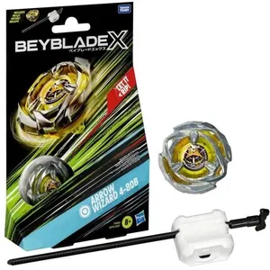 Comparateur de prix : Hasbro Beyblade X, Starter Pack avec toupie de compétition Arrow Wizard 4-80B et lanceur