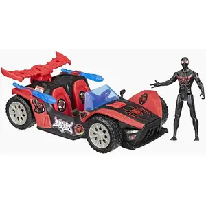 Comparateur de prix : Spiderman Figurine Epic World Of Action Miles Morales Launcher Car