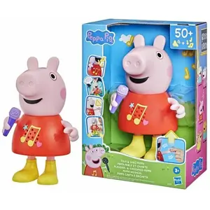 Hasbro Peppa Pig parle et chante, jouet musical avec plus de 50 sons, phrases et chansons, jouets préscolaires pour filles et garçons pas cher