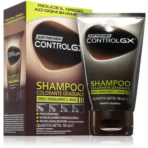 Comparateur de prix : Just for Men Control GX Shampoo shampoing et après-shampoing pour cheveux gris pour homme 118 ml