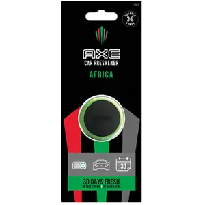Désodorisant - AXE - Mini Vent - Parfum Afrique - 3 cm - Noir/Vert pas cher
