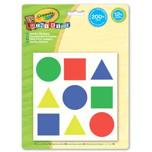 Comparateur de prix : VIVID Gommettes géantes Crayola Formes géométriques Mini Kids