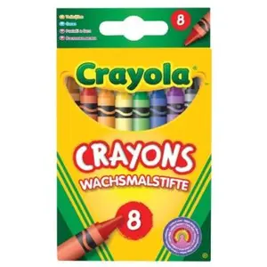 VIVID CRAYOLA - 8 - LOISIR CRÉATIF - 8 CRAYONS CIRE CRAYOLA
