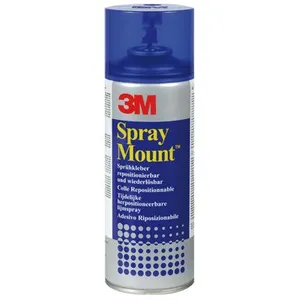 Colle 3M "Spray Mount" en aérosol pour montages successifs 400ml pas cher