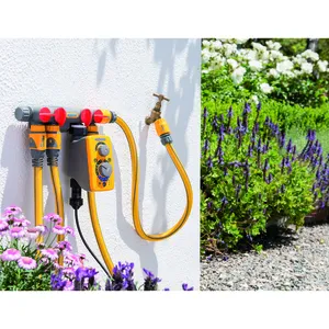 Comparateur de prix : Sélecteur d'arrosage 4 circuits à débit réglable Hozelock Garantie 2 ans