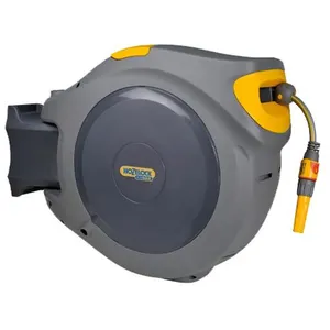 Hozelock Dévidoir mural FlowMax AutoReel gros débit avec tuyau de 30m - - 25970000 pas cher