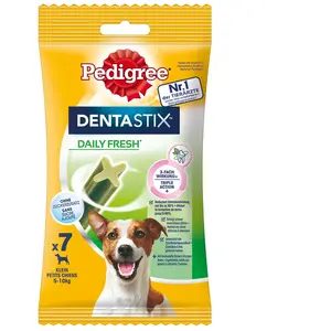 Pedigree Dentastix Daily Fresh pour chien - 7 friandises Mini pour petit chien pas cher