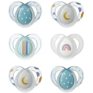 Tommee Tippee Succhietto FUN 18-36 Mesi, Lotto 2 Pezzi, Tettarella Simmetrica In Silicone, Senza BPA, Con Capsula Sterilizzazione