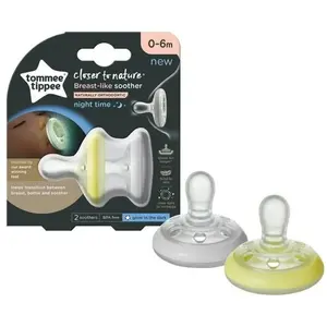Comparateur de prix : Tommee Tippee Sucette Closer to Nature Nuit Fluorescente 0-6m Lot de 2