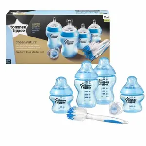 Tommee Tippee Tommee Tippee Kit Naissance Biberons - Bleu pas cher