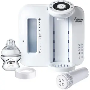 TOMMEE TIPPEE Préparateur Chauffe Biberons, Perfect Prep, Blanc pas cher