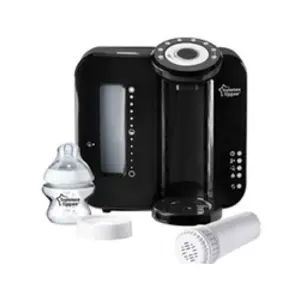 TOMMEE TIPPEE Perfect Préparateur Chauffe Biberons, Perfect Prep, Noir