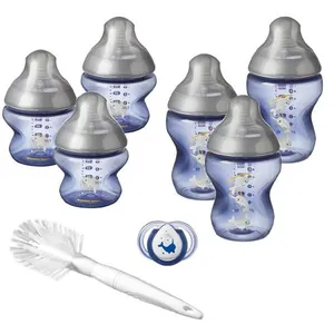 Comparateur de prix : Tommee Tippee Starter Kit De Naissance Biberons Bleu Tommee Tippee