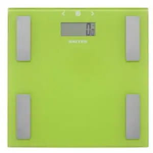 Salter Pèse Personne Impédancemètre avec Mémoires/Analyse Corporelle Vert