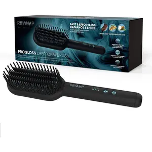 Comparateur de prix : Brosse chauffante lissante REVAMP lissante Deepform Progloss