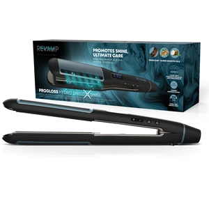 Comparateur de prix : REVAMP Hydro Shield X Shine Lisseur Céramique   Fer à Lisser à Plaques Larges pour Cheveux Longs et Épais, Lissage et Boucles   Chauffe Ultra Rapide, Lisseur Professionnel de Salon