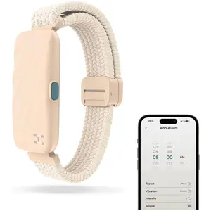 Comparateur de prix : Homedics - Bracelet De Réveil  Réveil Silencieux Wakeband Creme