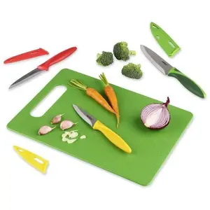 Cole & Mason ZYLISS Set de 3 couteaux de cuisine + planche à découperVendu paramazon